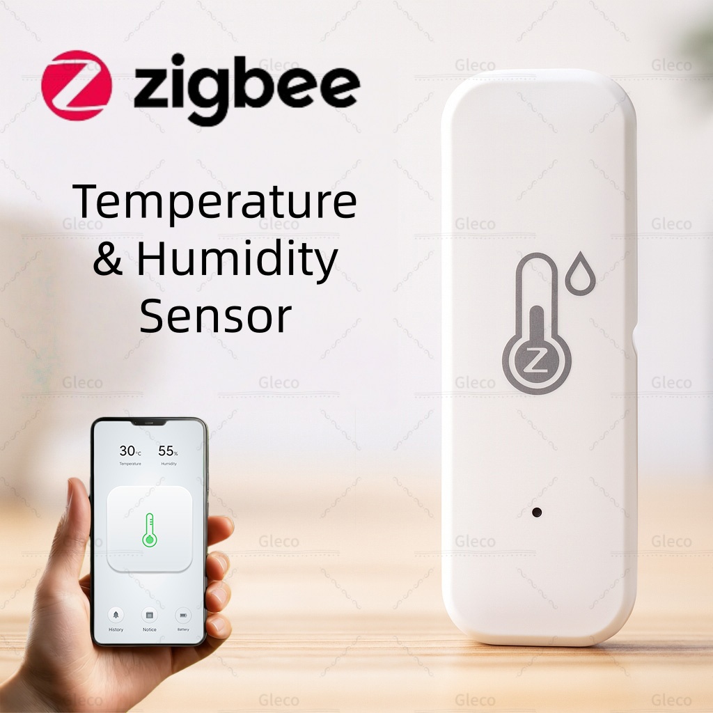 Zigbee Temperature And Humidity Sensor Option Waterproof Smart Life Thermometer Hygrometer For Tuya Z2M Smart Home Automation