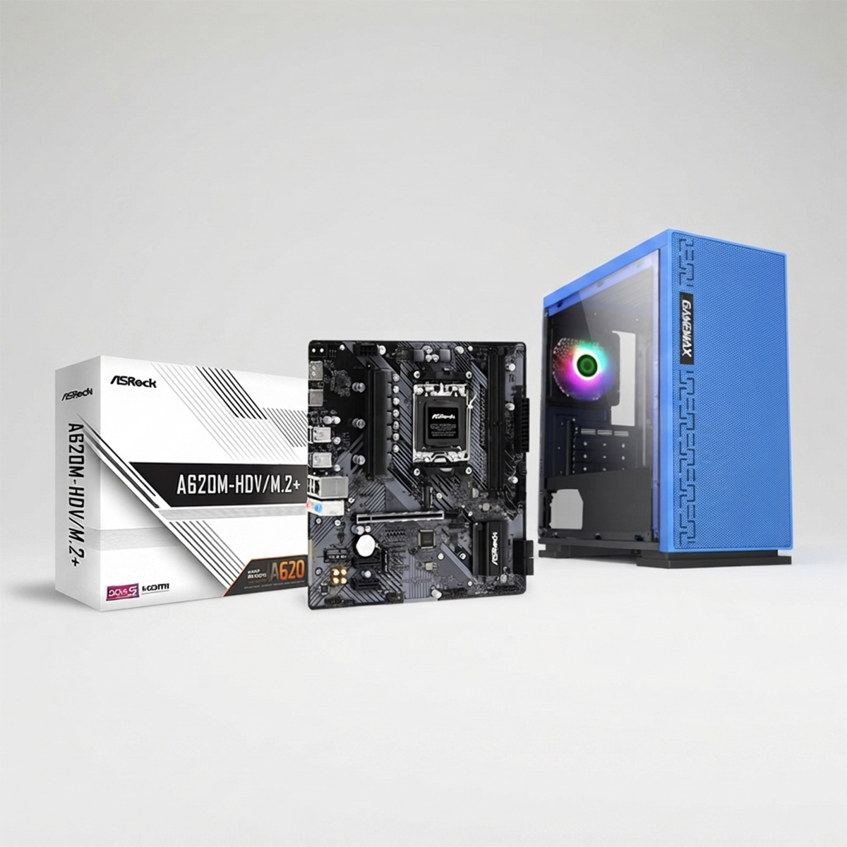 Ryzen Five 8500G Am5 Apu Budget Gaming Pc Cpu With 256Gb Gen Four Ssd And 8Gb Ddr5 Ram Desktop Build Kit Set