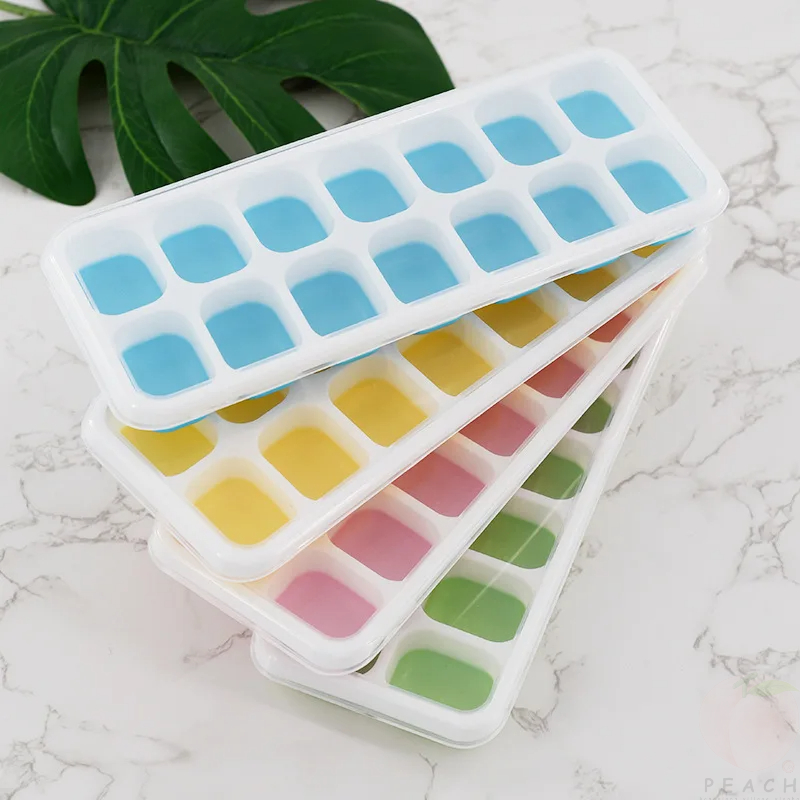 24 Grid Silicone Ice Cube Mold Big Square Ice Cube Tray Mold Ice Cube Maker Non-toxic Durable Bar Pub Ice Blocks Maker