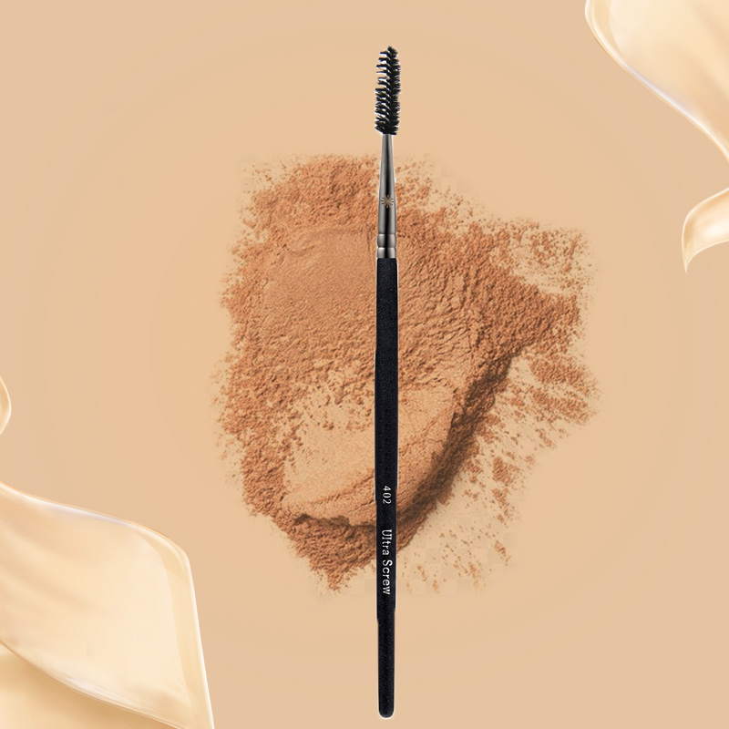 Piccasso Grey Makeup Brush No.402 Eyelash Brush Solid Wood Printing Professional Eyelash Brush