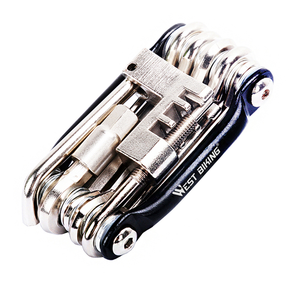 WEST BIKING 11 in 1 Bicycle Repair Tool Multifunction Bicycle Repair Set MTB Road Bike Repair Tools Kit Wrench Screwdriver