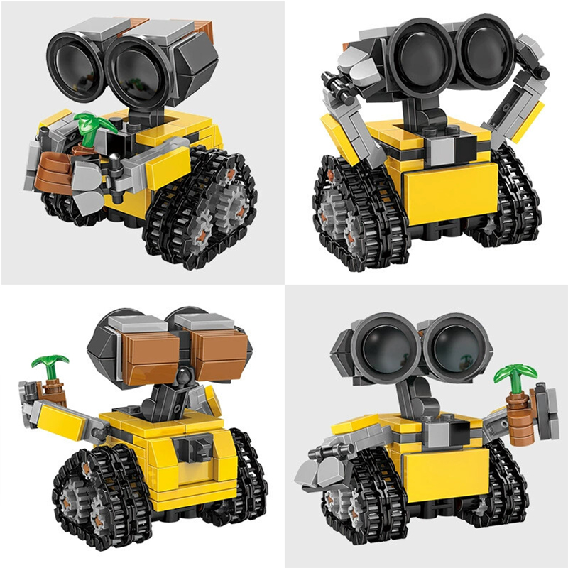 Hot mini Wall-E Building Block Kit MOC Idea Technical Classic Movie Model Building Block Assembly Children's Toy