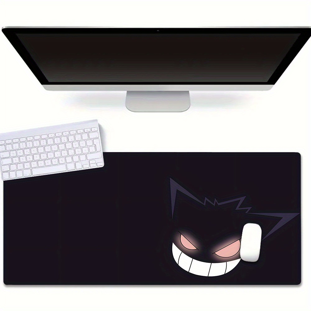 Darkness Red Moon Desk Mat Desk Pad Large Gaming Mouse Pad E-Sports Office Keyboard Pad Computer Mouse Non-Slip Computer