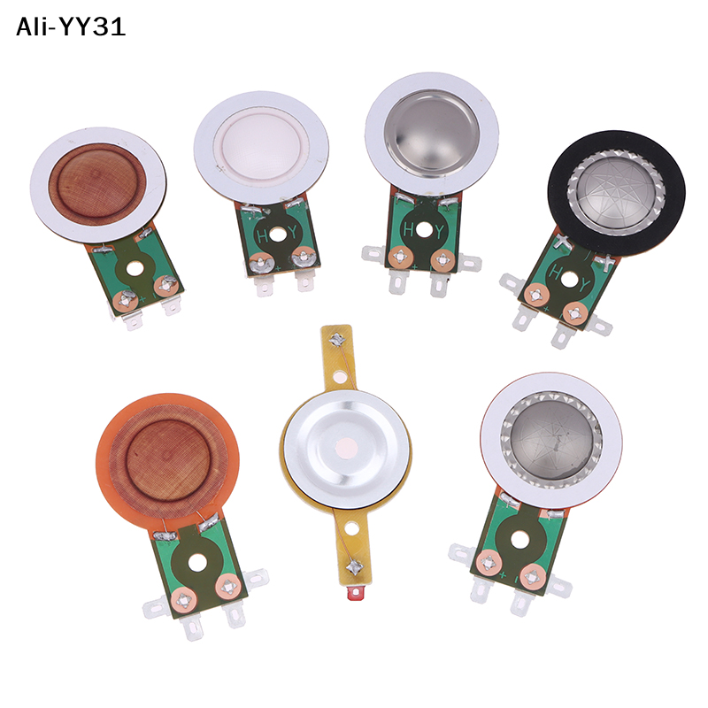【YH】1Pc 2026 25.4MM Tweeters Voice Coil Round Speaker Treble Coil Replacement Horn Titanium Film Copper Clad Alumium Diaphragm