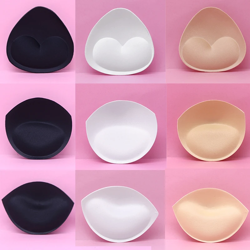 6pcs/3pair Removable Push Up Bra Pads 3D Sponge Breast Enhancer Inserts for Bikini Swimsuit Intimates Natural Lift & Shaping