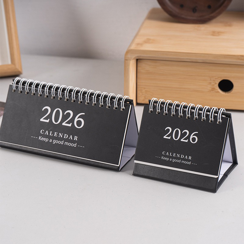 2026 Mini Desk Calendar Desktop Notepad Ornament Cute Simple Calendar, New Year , Daily Planner Table Calendar