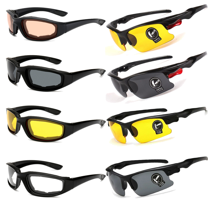 Outdoor Men Cycling Sunglasses Riding Protection Sports Cycling Goggles Bike Eyeglasses Windproof Motorbike Eyewear Sun Glasses