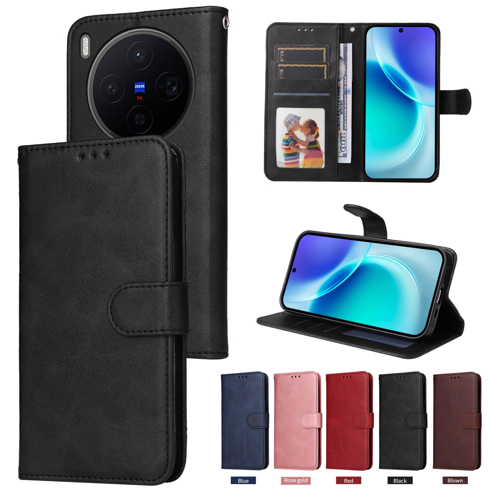 for X300 X300 Pro Flip Case Shockproof Magnetic Leather Wallet Case for X 300 Pro Phone Cover Butterfly Flower Dog