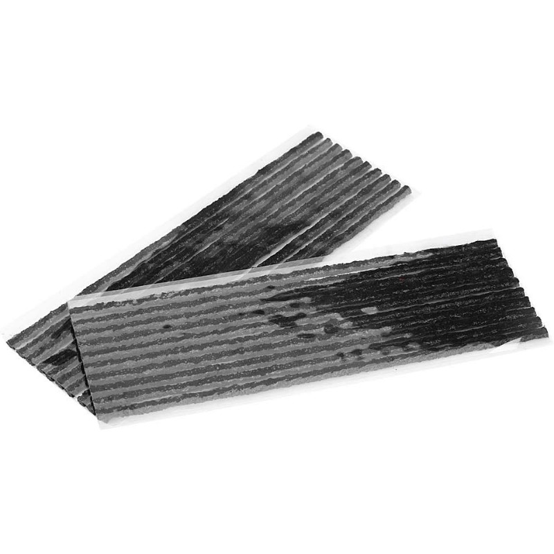 50Pcs Tubeless Tire Repair Tires Puncture Repair Seal Rubber Strips Emergency Tire Repair Accessory Fittings Car Tools 200*3.5mm