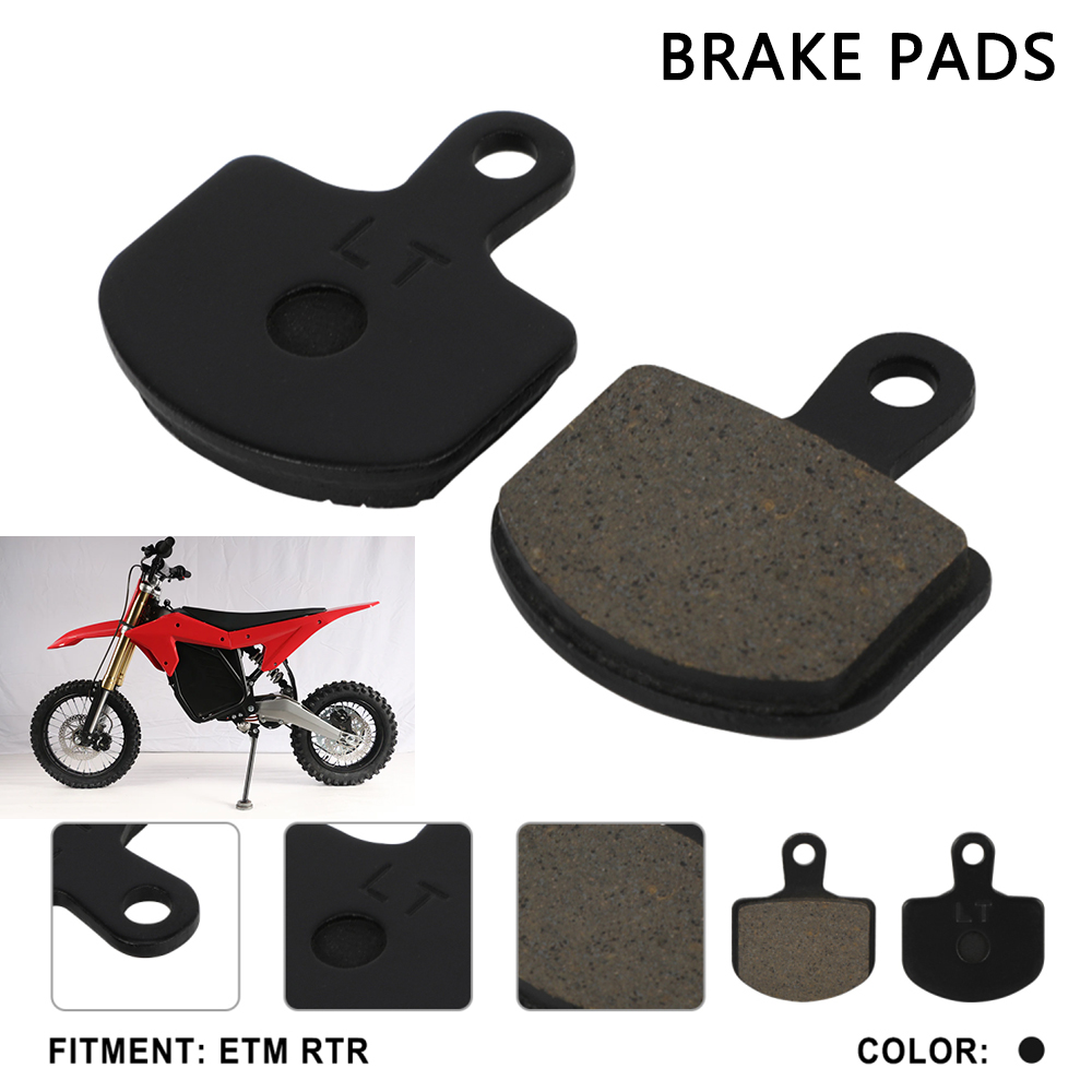 1 Pair Metal Sintered Brake Pads Front Rear Motorcycle Accessories For ETM RTR Dirt Pit Motor Electric Bike Ebike Parts Summer