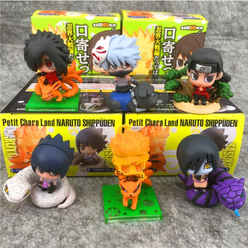 NARUTO Blind Box Toys Anime Figure Hatake Kakashi Uchiha Sasuke Uchiha Madara Senju Hashirama Doll Model Toys