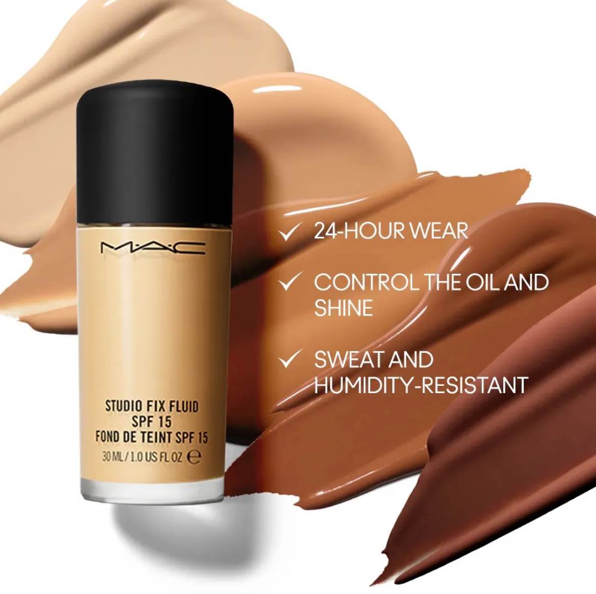 Mac Studio Fix Foundation With SPF15 30ml - Made In Canada