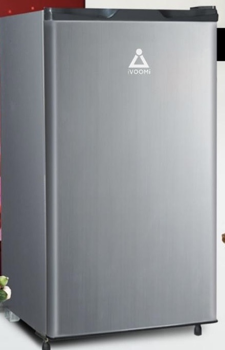 iVoomi Fridge 110 lite with mettalic paint on doors. Made in India