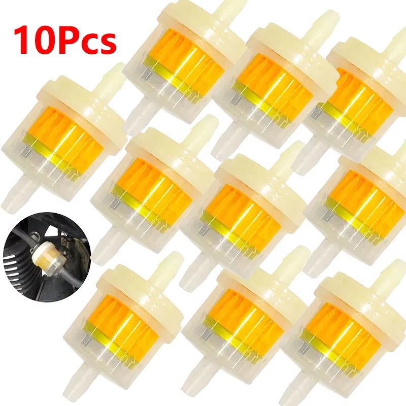 20/1pcs Professional Motorcycle Oil Filter Inline Gas Fuel Filter Gasoline Filters Tool For Scooter Moped Scooter Dirt Bike ATV