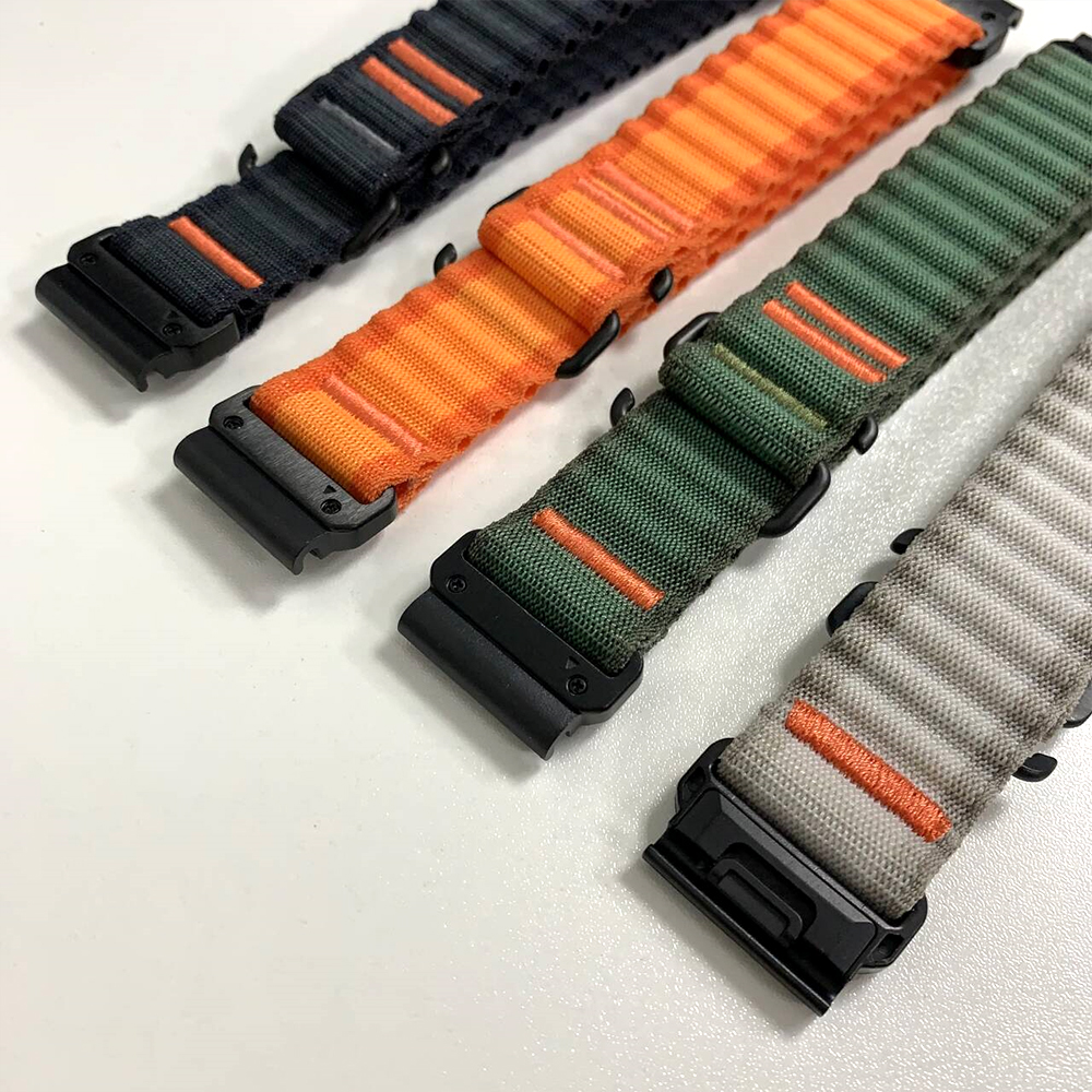 26mm 22mm Nylon QuickFit Strap For Fenix 8 Pro E 7 7X 6 6X/Epix Pro Gen 2/Tactix 7 8/Enduro 3 Sport Breathable Watch Band