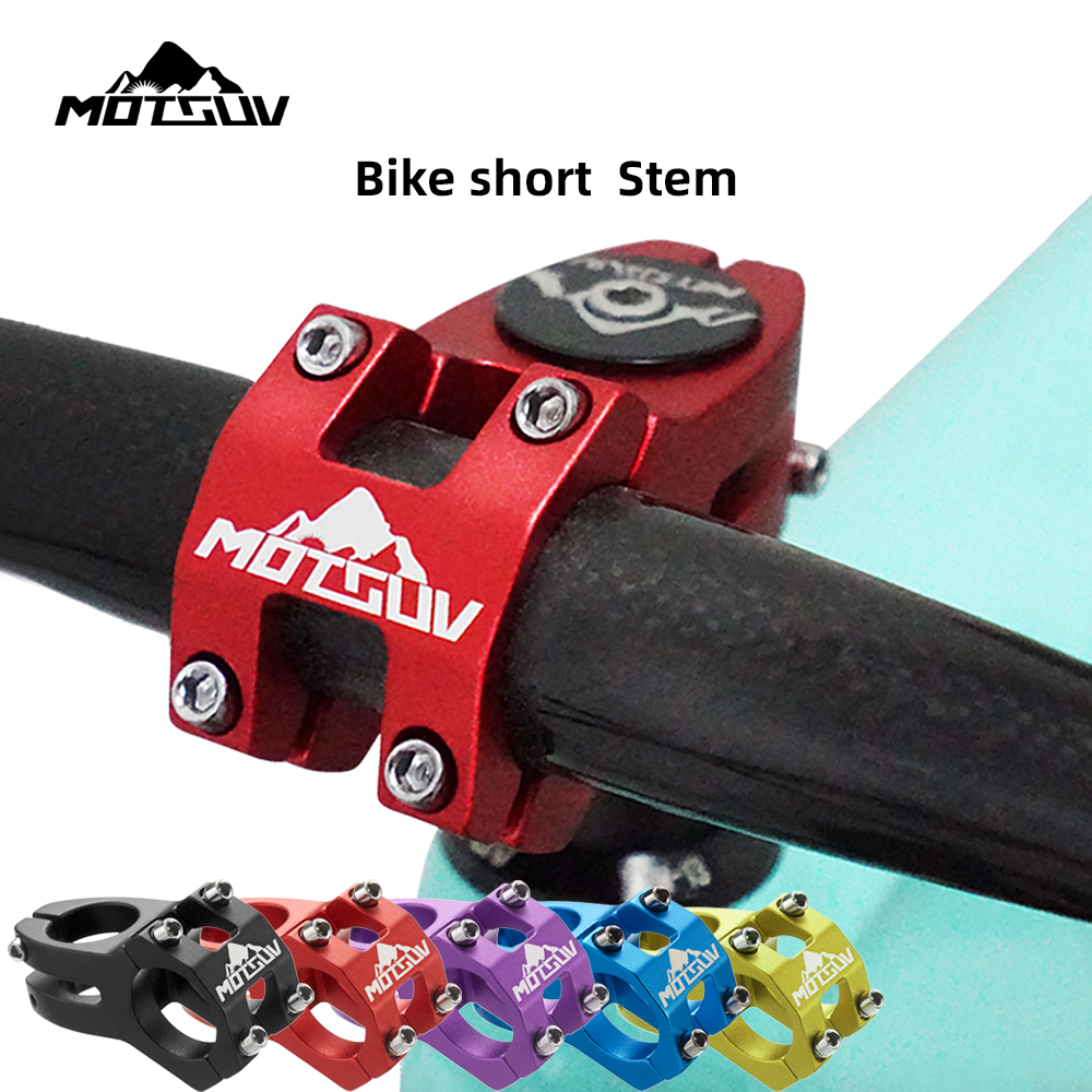 MOTSUV Road Bicycle Handlebar Stem MTB Bike Power Short 45mm CNC Aluminium Bridge 28.6/31.8mm Pipe Cycling Stem Riser Table Part