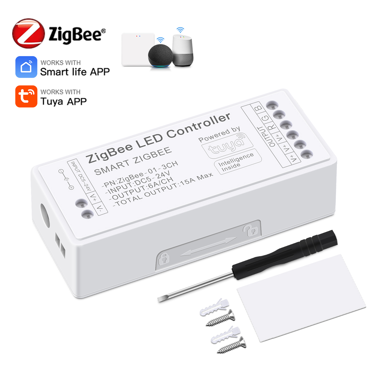 Zigbee Efficient LED Wireless Communication Module Intelligent LED Strip Controller Tuya Smart Wifi Lights Switch,COb LED Dimmer lightify