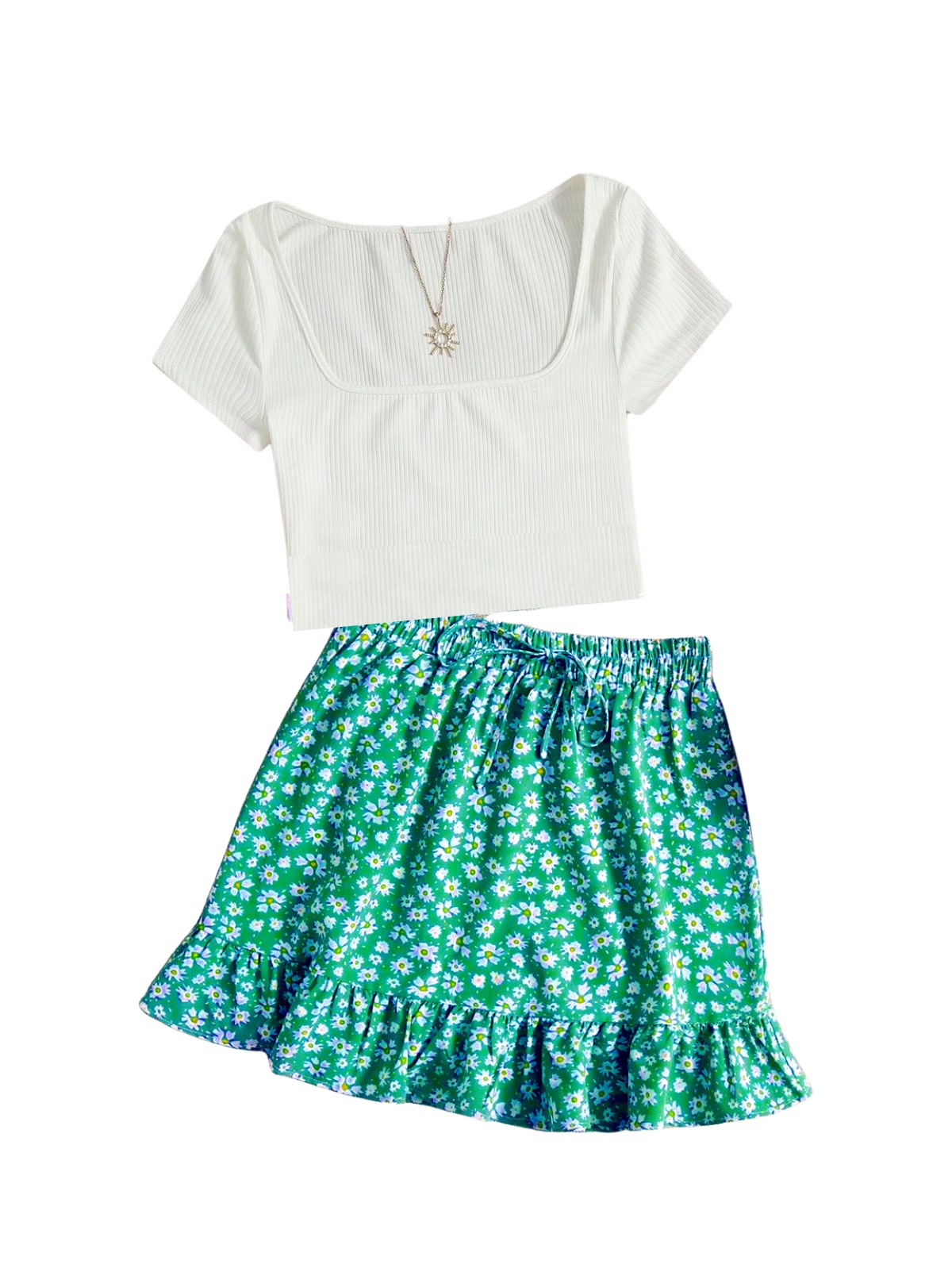 Summer two pice set for women by SUNEE