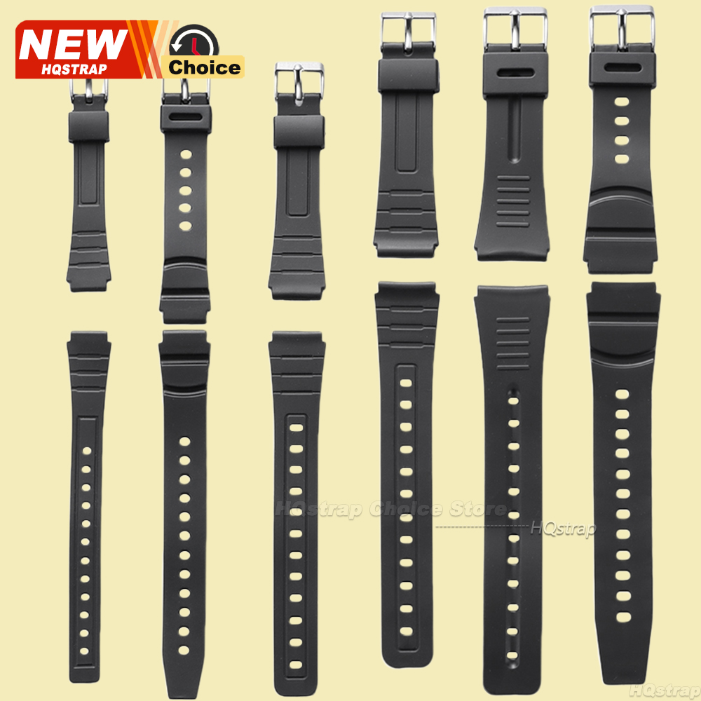 12/14/16/18/20/22mm Strap for watch band for women men waterproof wristband Resin Bracelet sport Silicone watchband