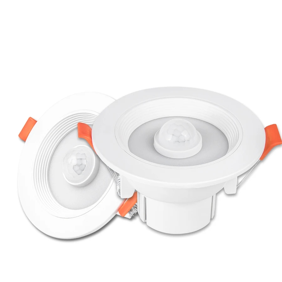 LED Downlight PIR Motion Sensor AC85-265V Recessed LED Spot Lights 5W/10/15W / 20W For Living Room Corridor Hallway Stair