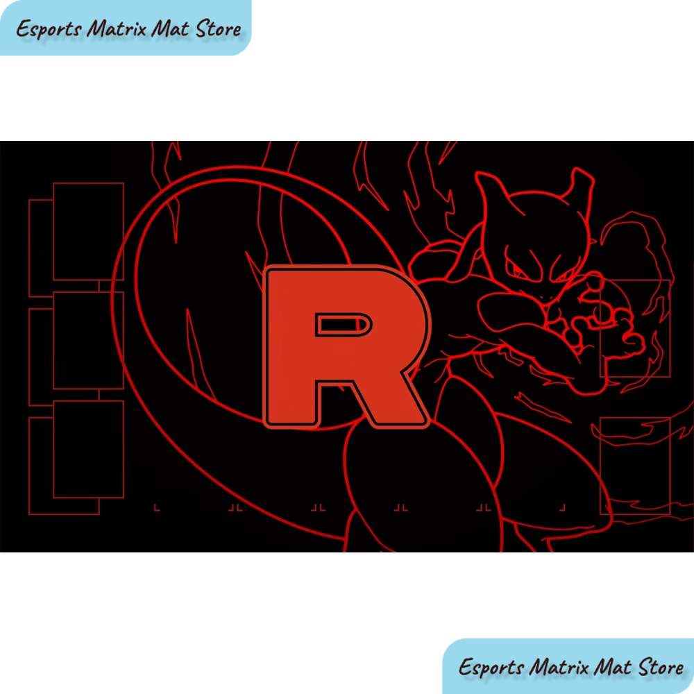Pokemon Eevee Evolutions & Squirtle Starter TCG Playmat Large Non-Slip Gaming Mouse Pad Desk Mat