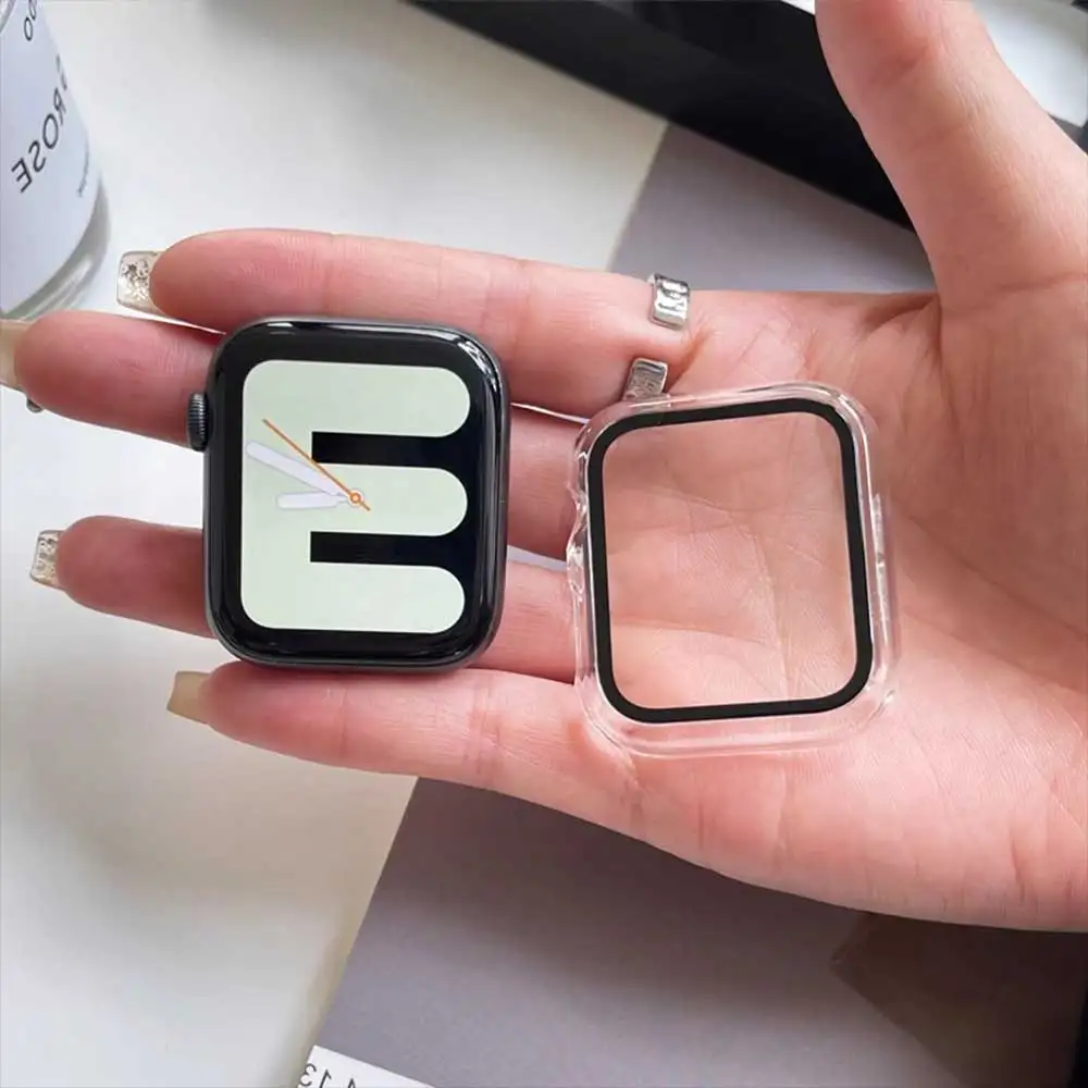 Matte Cover for Watch 45mm 41mm 38mm 42mm 40mm 44mm, Hard PC Bumper Protective Case Frame for iWatch SE 8 7 6 5 4 3 2 1
