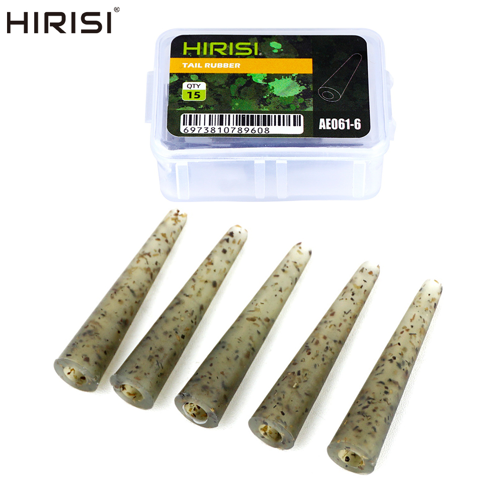 Hirisi 20pcs Carp Fishing Terminal Tackle Tail Sleeves Fishing Lead Clips AG032 Carp Fising Accessories