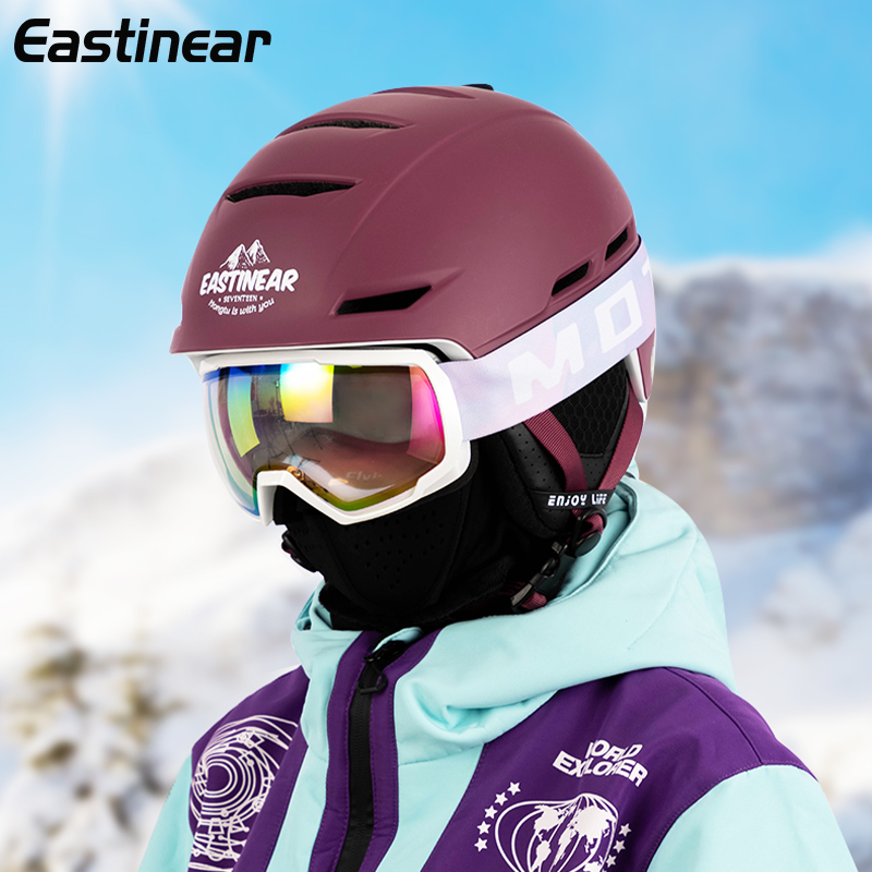 Eastinear's New Unisex Ski Helmet, Outdoor Professional Sports Ski Safety Equipment, Single and Double Board Ski Helmet