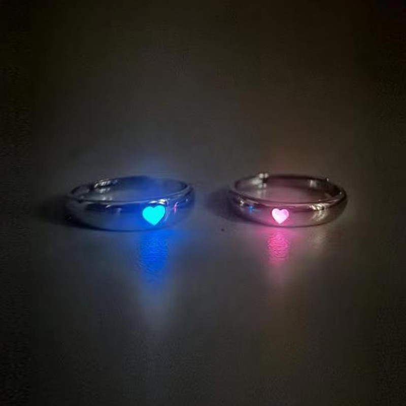 Love-themed Vegetarian Zircon Open Ring For Women Design Cool Style Light Luxury High-end Feel Personalized Index Finger Ring