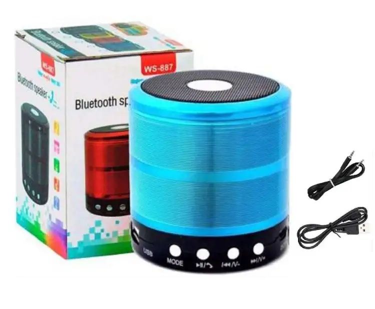 W887 Mini Bluetooth Speaker Portable 5hr Battery Backup