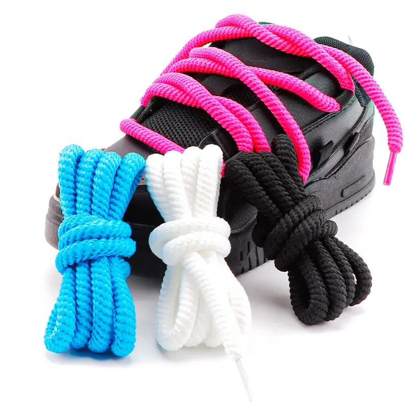 1 Pair High Quality Round Shoe Laces Outdoor Sneakers Running Shoe Laces Unisex Length 100/120/140/160cm Shoe Accessories