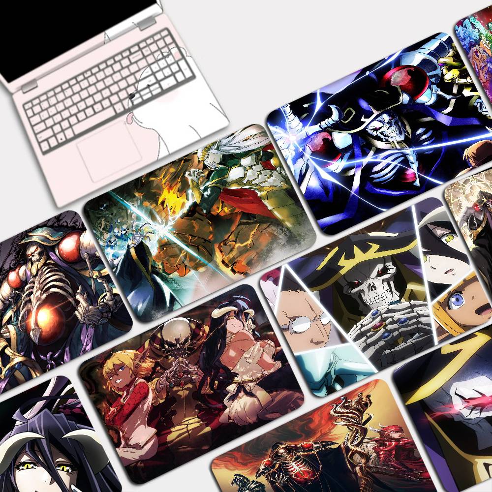 Popular Anime O-Overlord DIY Office Computer Desk Mat Table Keyboard Mouse Pad Laptop Cushion Non-slip Padmouse Desk Play Mats