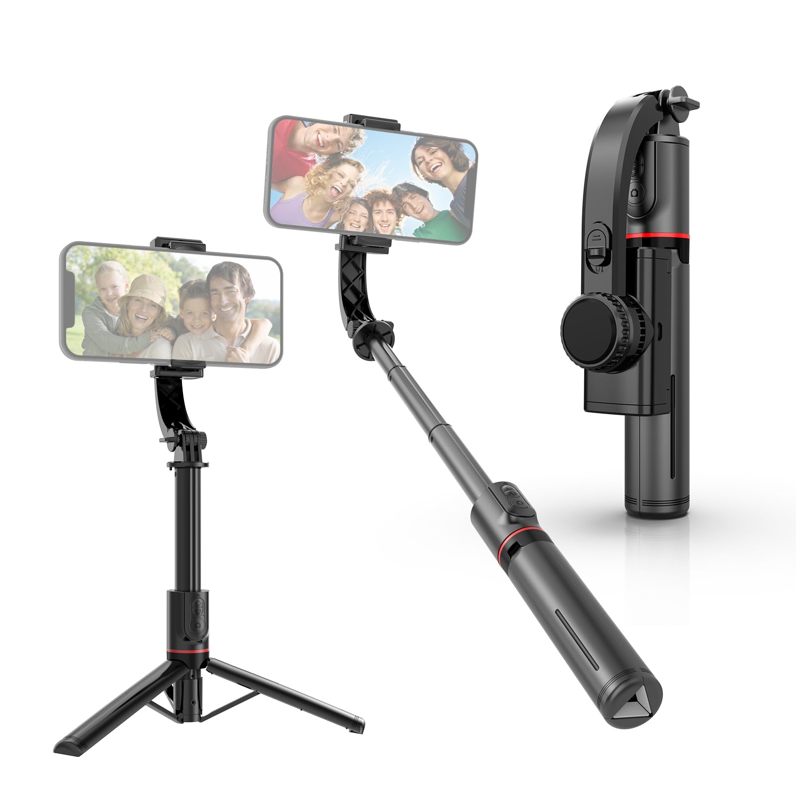 Gimbal Stabilizer Smart Stable Aluminium Rod Wirelless Remote Selfie Stick Tripod 6 Months Seller Warranty