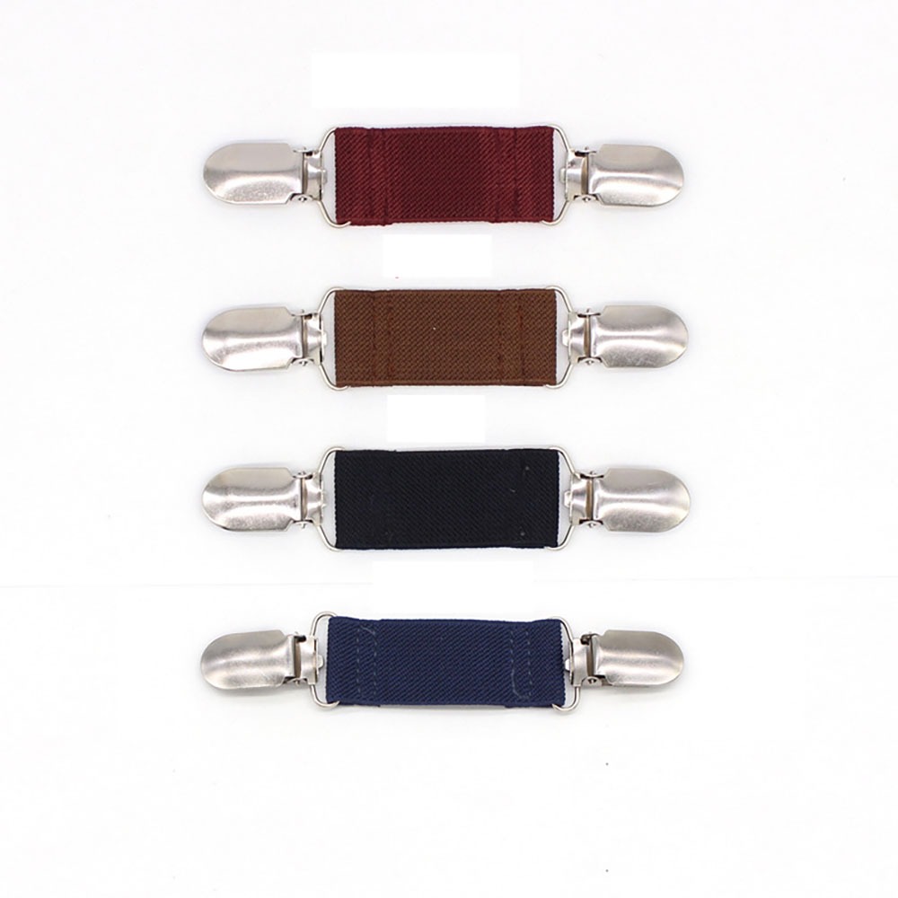 1 Piece Elastic Cardigan Clips Fitting Back Cinch Clip to Tighten Shawl Sweater Dress Shirts Collar Clip for Women Girl Clothing