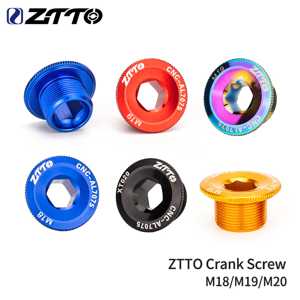 ZTTO MTB Crank Arm Bolt For Mountain Road Bike Bottom Bracket Cap Crankset Screw For Bicycle BB Axis Screws