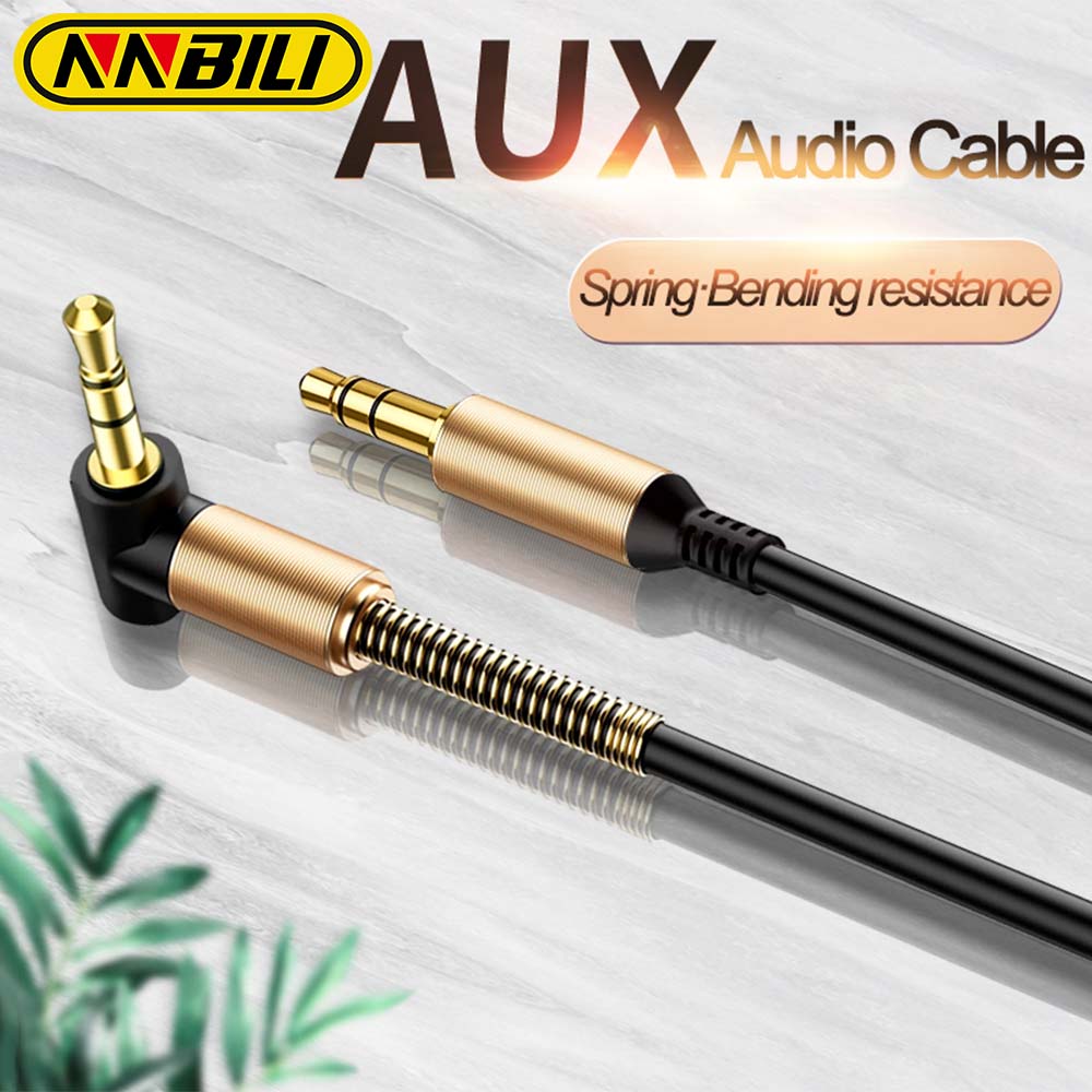 NNBILI 3.5MM Jack Audio Cable Jack 3.5MM Male to Male Audio Aux Cable For Car Headphone Speaker Wire Line Aux Cord Speak ja 3