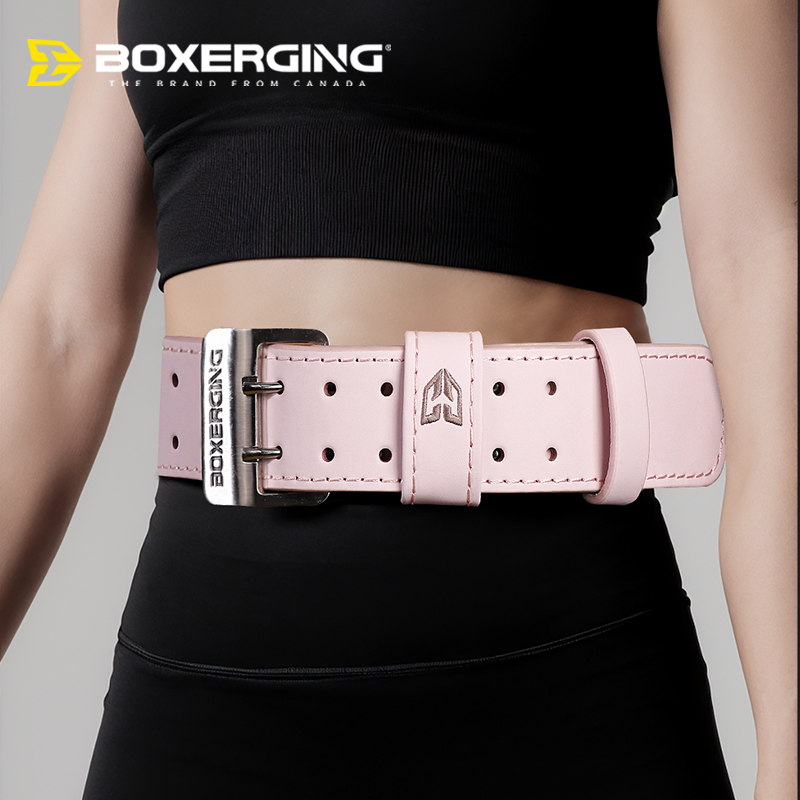 Weight Lifting Belt For Women 10cm Width Gym Fitness Squats Belt Back Support Powerlifting, Cross Training, Workout Belt Pink