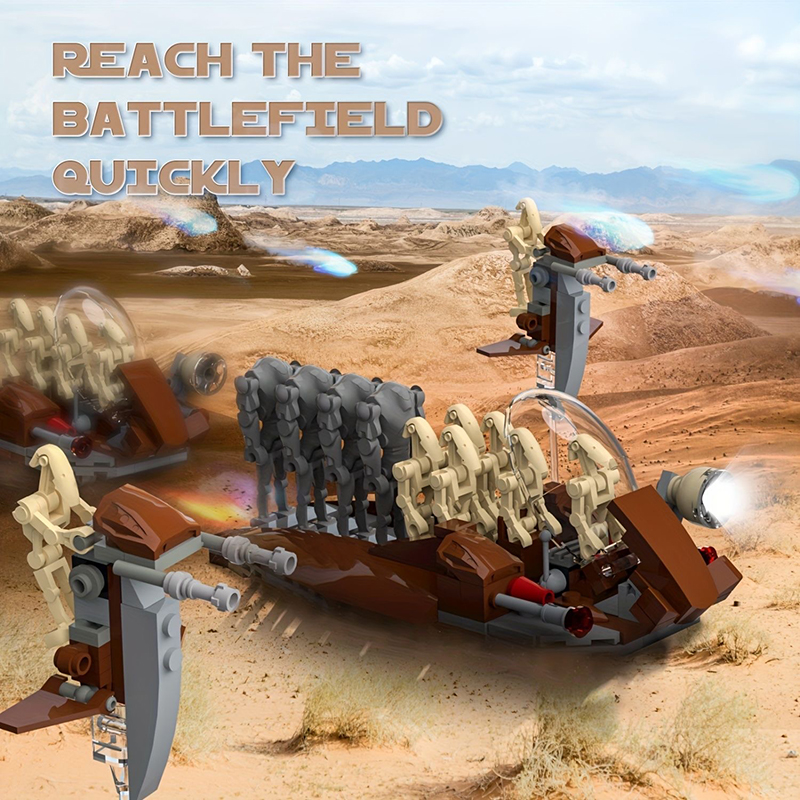 New Attack Craft Battle Droids Building Model Star MOC Blocks Sets Creative Toys Ornament for Kids Boys 189pcs