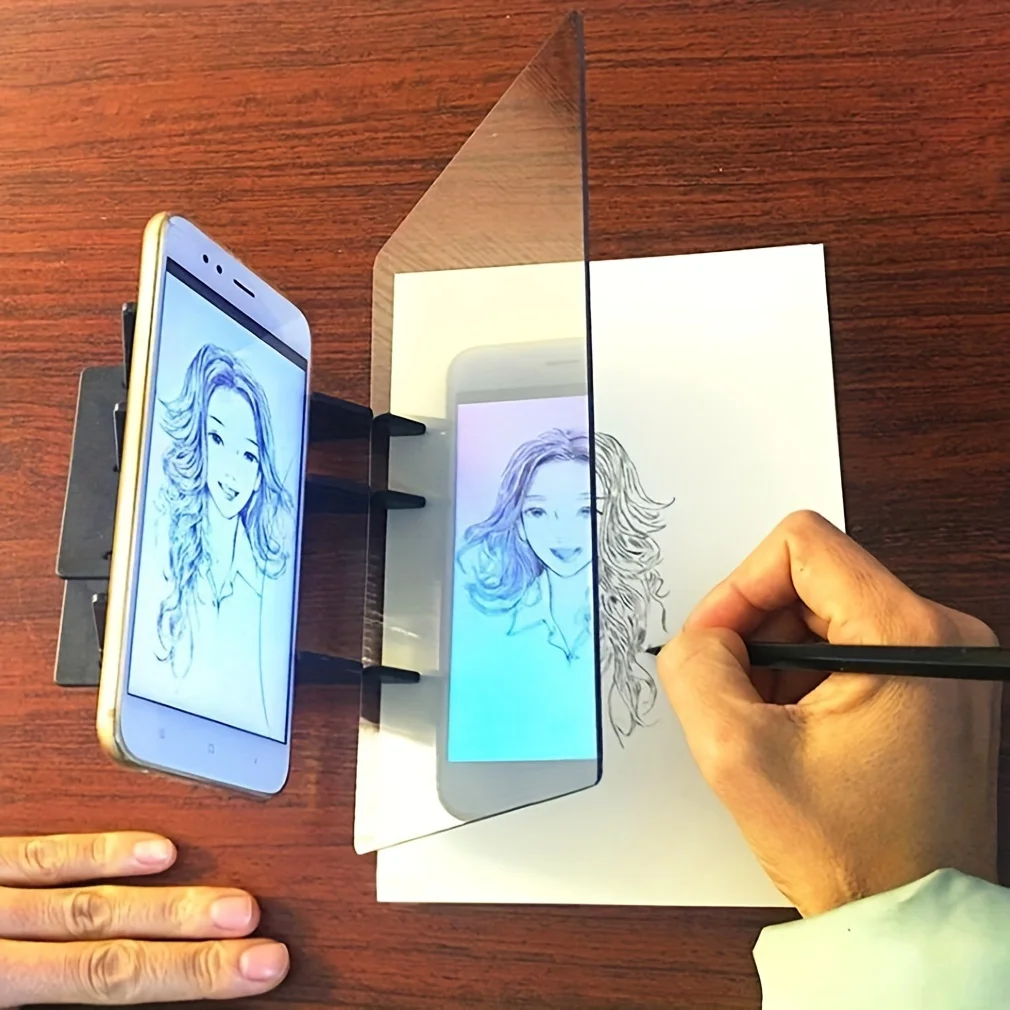 Optical Clear Drawing Board Portable Optical Tracing Board Image Draw Board Tracing Drawing Projector Optical Painting Board