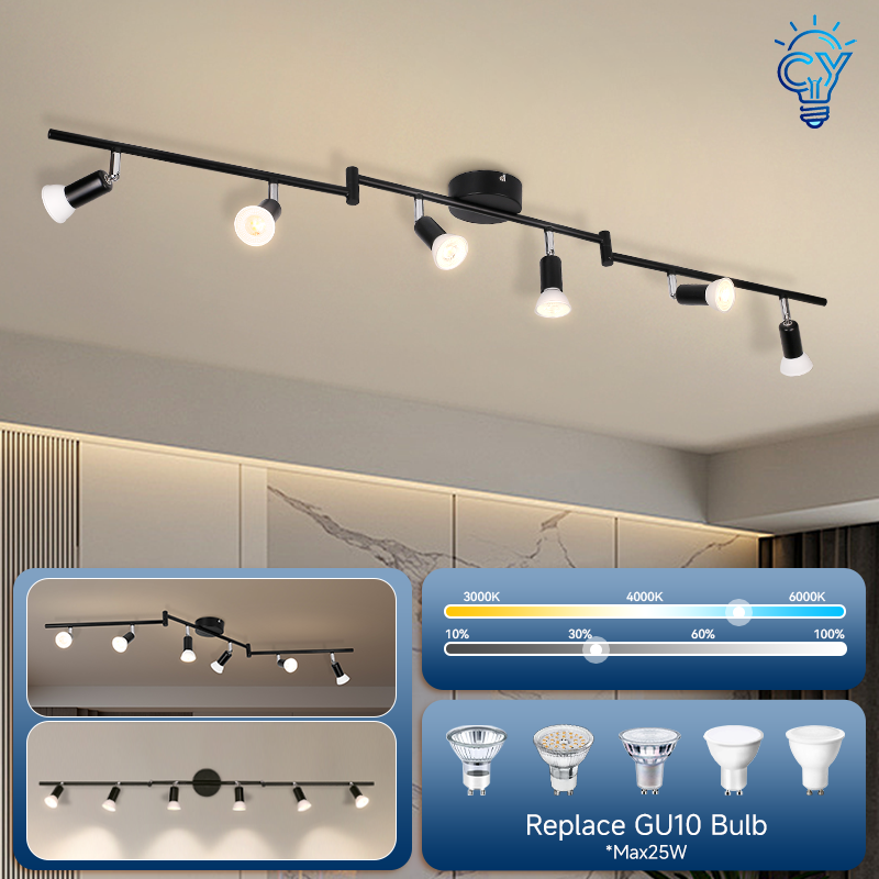 LED Ceiling Light GU10 Indoor Spotlight Kitchen Living Room Ceiling Light Adjustable Staircase Light Ceiling Light