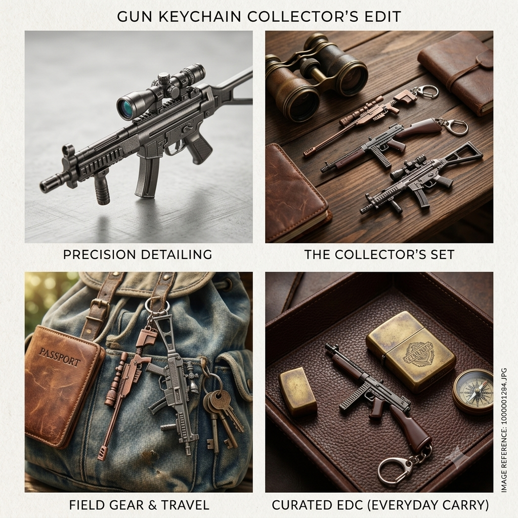 PUBG Keychain Weapon Gaming Key Ring for Men And Boys