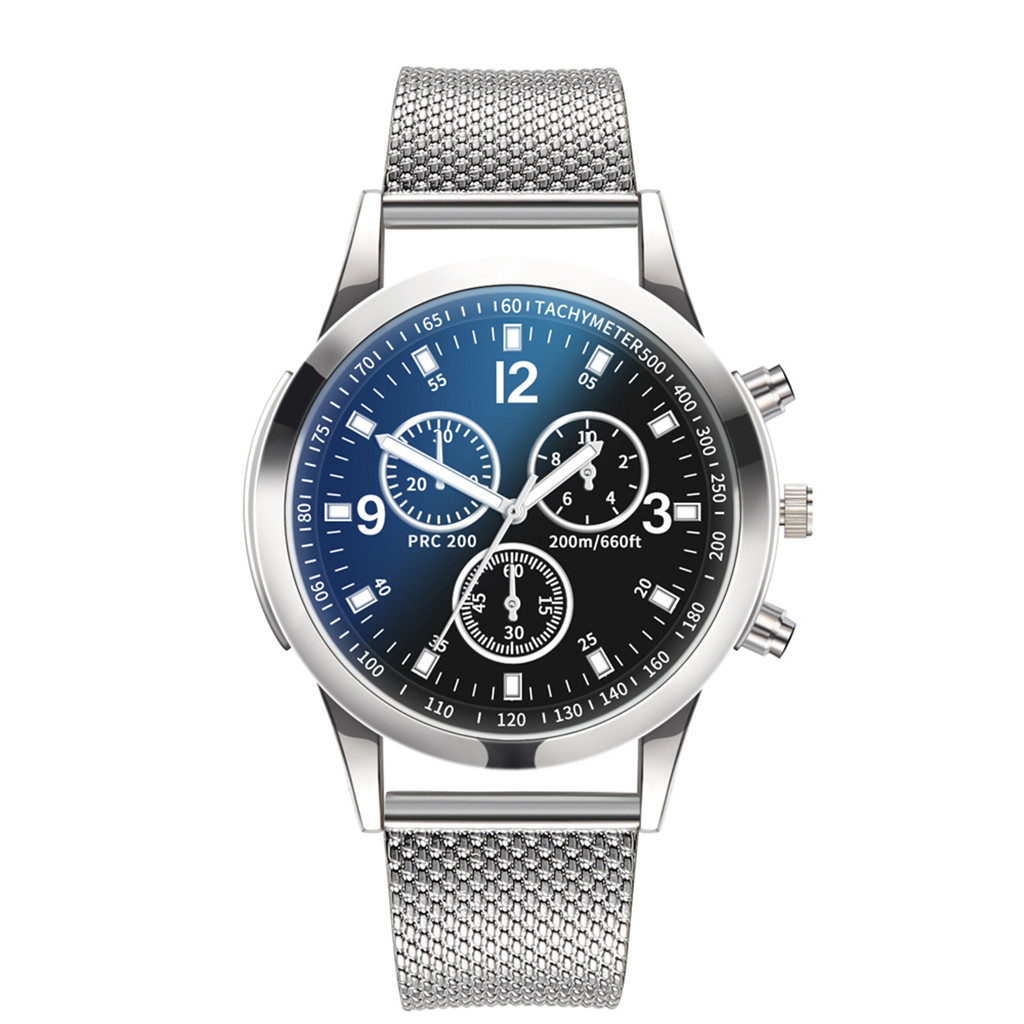 Fashion Mens Watches Luxury Silver Stainless Steel Quartz Wrist Watch Man Business Wristwatches for Men Clock Reloj Hombre Bles Online DZ-10A-23