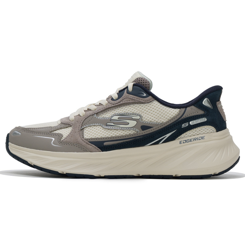 Skechers Men's Lace-Up Sneakers, Comfortable and Cushioned, Suitable for Daily Commuting and Running