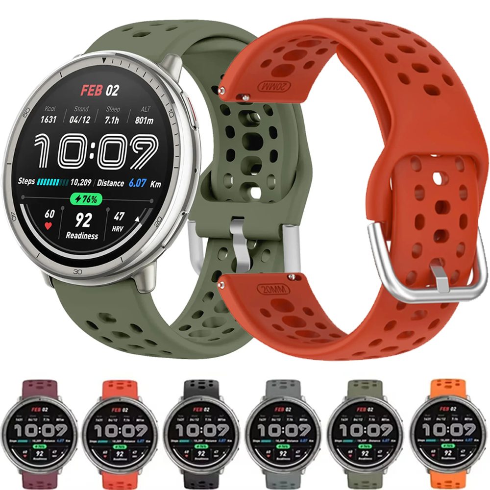 Silicone Strap For Active 2 Original Sport breathable Bracelet Intelligent Correa Active2 Watchband accessories