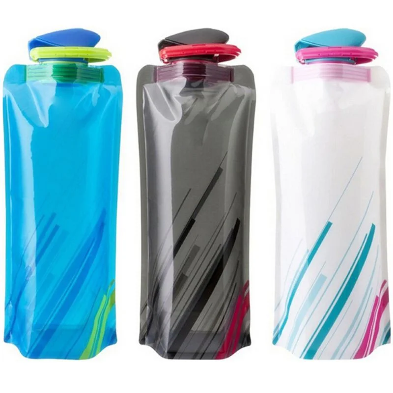 Portable Ultralight Foldable Water Bag Duckbill Folding Sports Outdoor Fitness Cycling Portable Storage Large Capacity Wate Bag