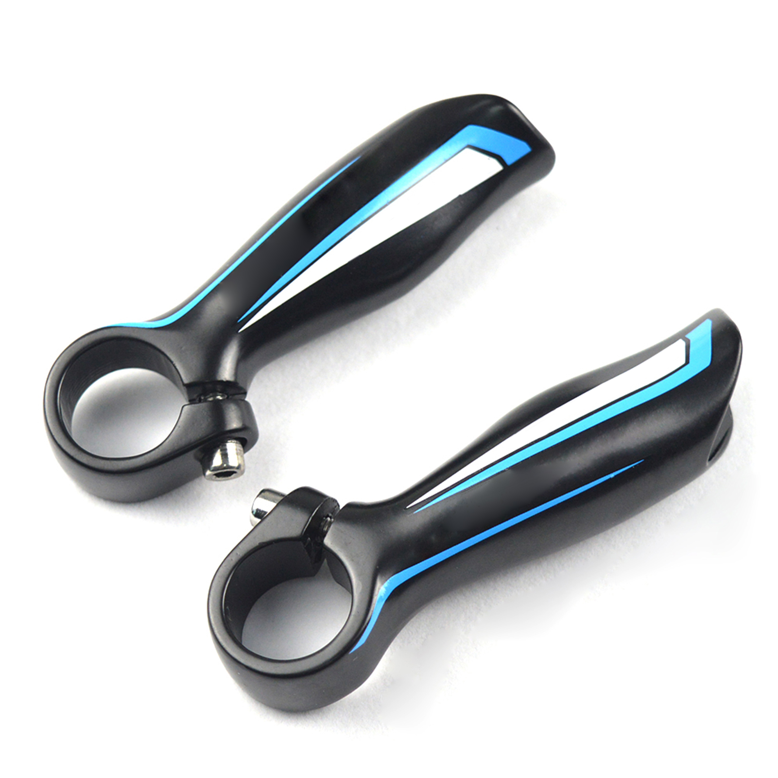 Handlebar Ends 1 Pair Handlebar Ends Aluminum Alloy Mountain Bike Handle Bar Ends 22.2mm