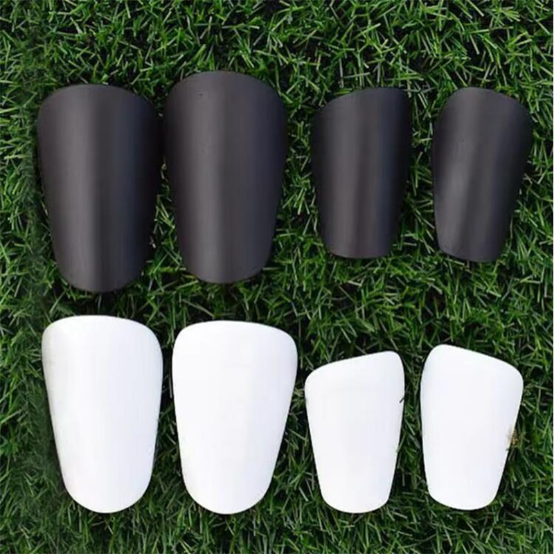 1 pair black white pp material soccer leg guards mini leg guards soccer training supplies shin guards foot guards