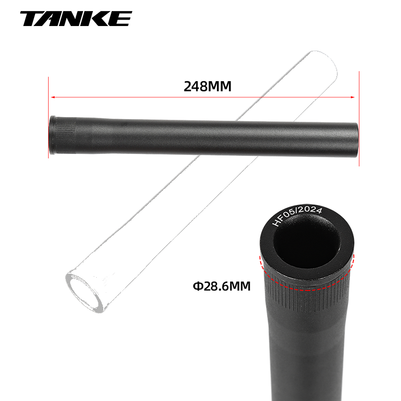 TANKE Aluminum Alloy Mountain Bicycle Front Fork Head Tube Air Front Suspension Straight Tapered standpipe Cycling Accessories Bles Online DZ-26A-20