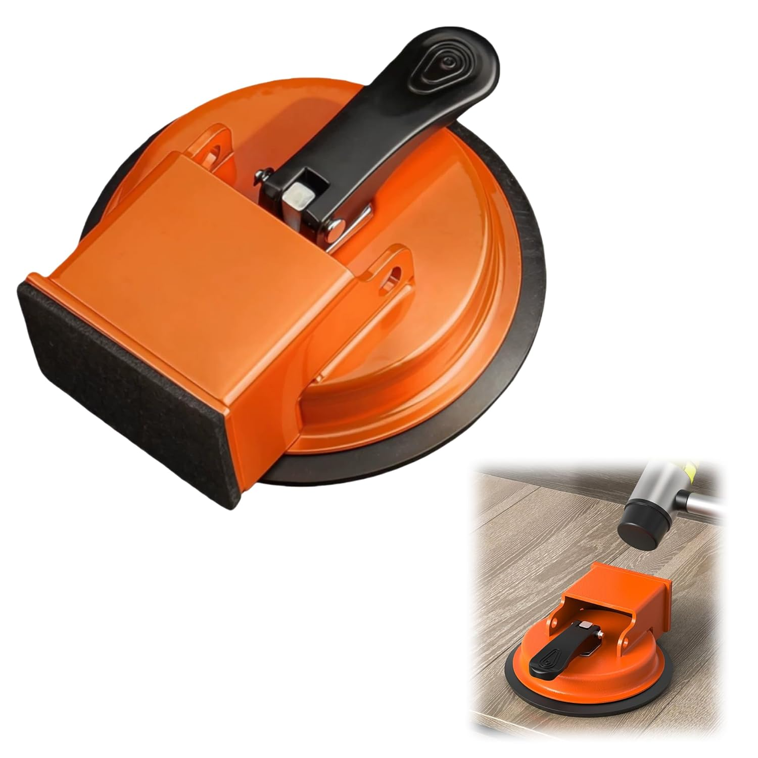 Floor Gap Fixer Tool Heavy Duty Suction Cup Lifter with Hammer for Tile Wood Laminate Laminate Flooring Installation