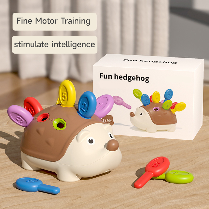 Montessori Hedgehog Biomimetic Toys Baby Hand-eye Coordination Fine Motor Training Develop Concentration Early Education Toys dr. eyemo